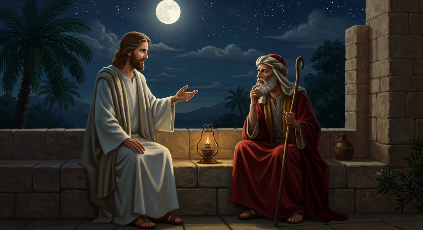 Encontro entre Jesus e Nicodemos