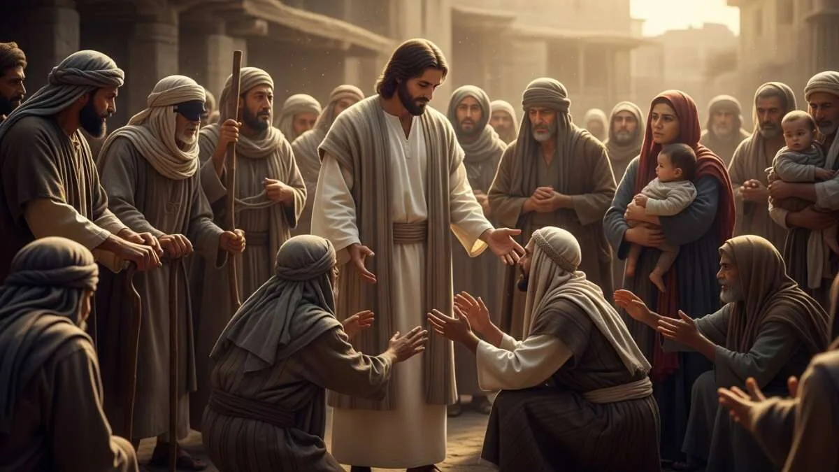 como jesus demonstrou amor através da cura dos enfermos