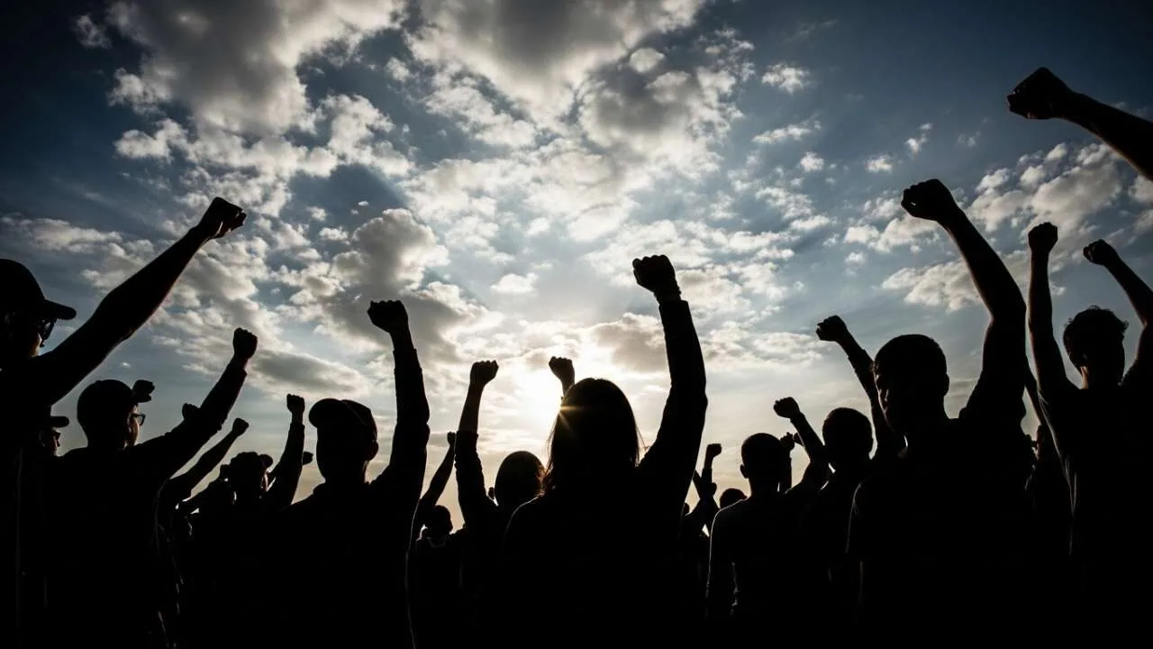 nações conspirando contra Deus conforme descrito no Salmo 2